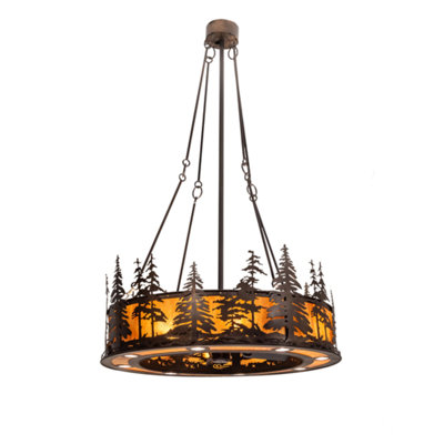 Tall Pines Downrod Ceiling Fan