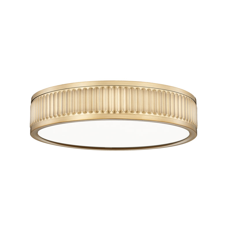 Joanie 12.75 inch 1 Light Flush Mount, Gold