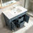 36'' Freestanding Single Sink Bathroom Vanity with Ceramic Top-1331562324