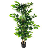 125cm Faux Ficus Tree in Pot