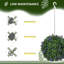 27.00cm Faux Topiary in Macrame Hanger