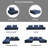 Blue Upholstered Modular Sofa