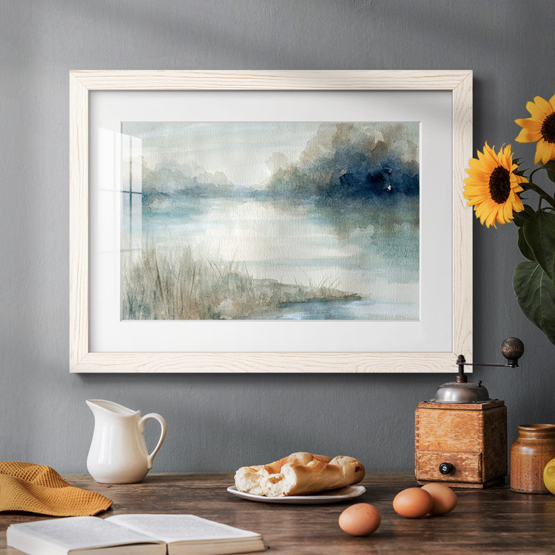 Still Still Waters, H 28 po x l 42 po x P 1,5 po, Blanc