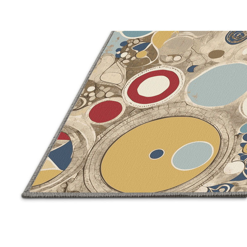 Dynamic Beam Rug, Square 4'