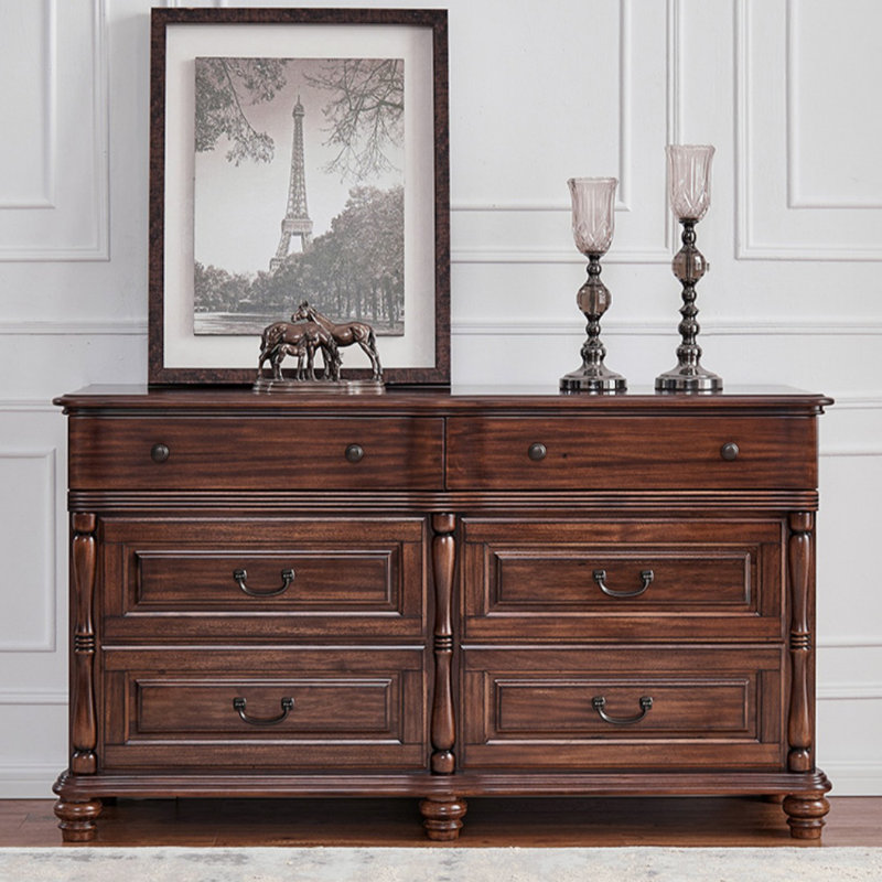 Cabinet d'entrée de chambre à coucher en noyer noir