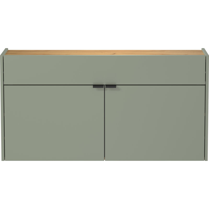 Nyack 12 Pair Shoe Storage Cabinet, Taupe green