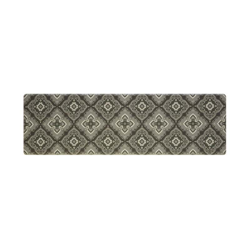 Laura Ashley Allie Wellness Anti-Fatigue Mat, Rectangle 1'5" x 2'8", Dark Gray