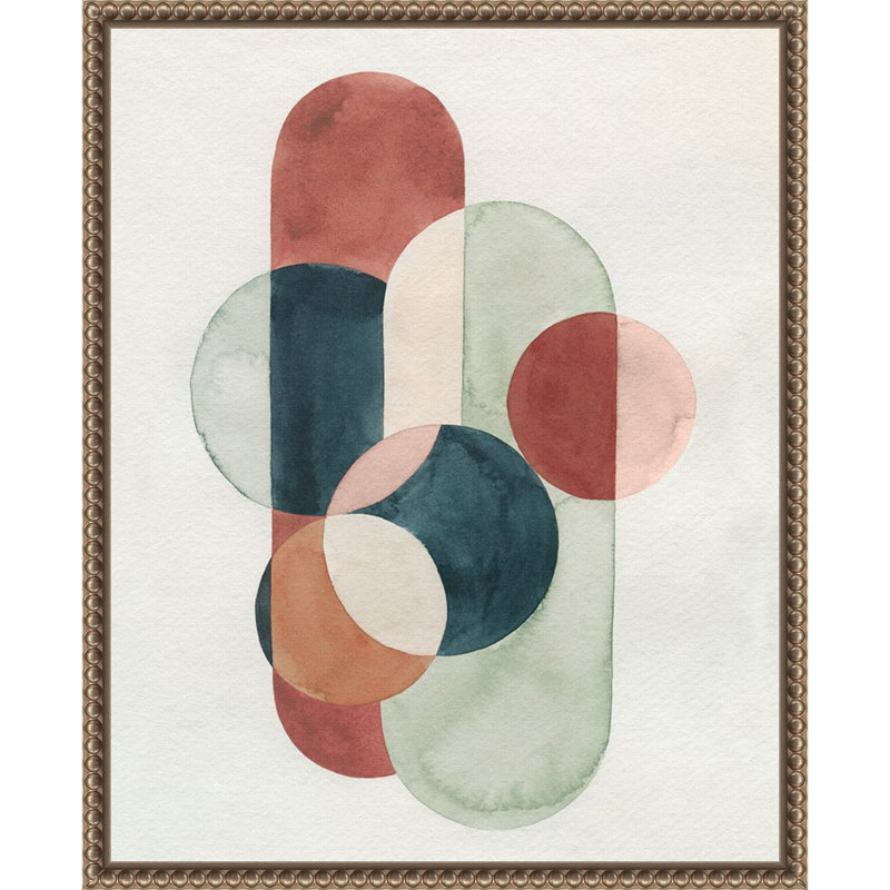 «Loops and Bounds I» par Grace Popp, reproduction d'art sur toile encadrée, H 20 po x l 16 po