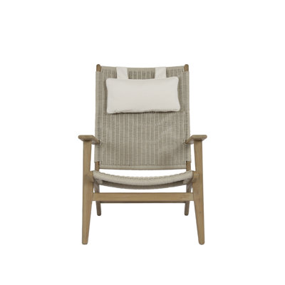 Coastal Teak Outdoor Teak Lounge Chair