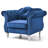 Farney Velvet Swivel Armchair-1524515540