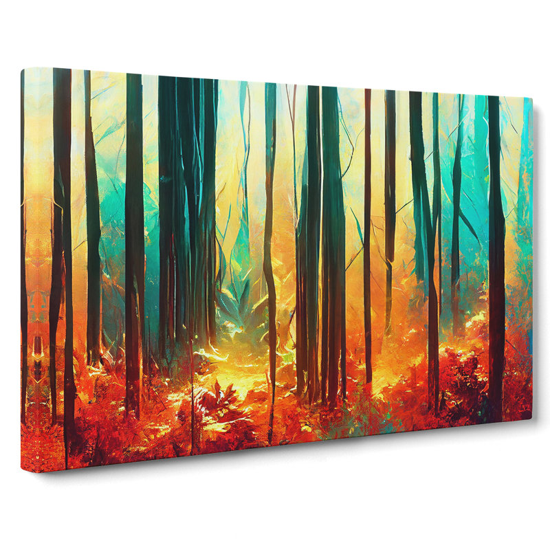 Pretty Forest Vol.2 - Wrapped Canvas, 50cm H x 76cm W x 3cm D