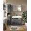 Pavesi Mirrored Bathroom Cabinets with Mirror and 9 Adjustable Shelves