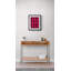 Silhouette In Magenta Print by Leonard Askowitz