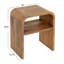Table de bout en bois de manguier avec tablette Clyde-59191265