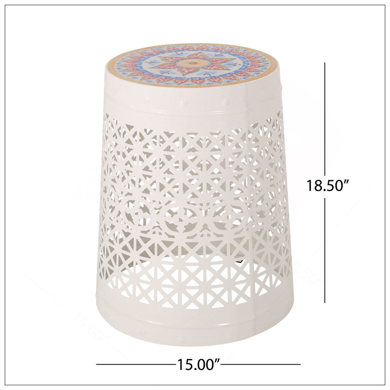CRANBROOK SIDE TABLE, White