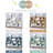 Wooden Open Shelf Bookcase - 3-Tier Floor Standing Display Cabinet Rack with Legs, 10 Cubes Bookshelf, Warm White