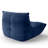 Uncompressed Suede Armless Bean Bag Chair & Lounger Soft Lounge Chair Lazy Sofa-341397786