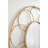 Round Metal Wall Mirror with Woven Detailing-1853537527