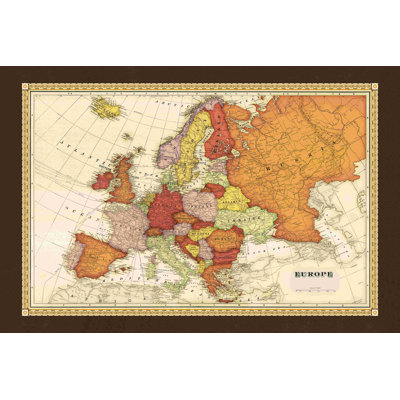 " Classic European Map "