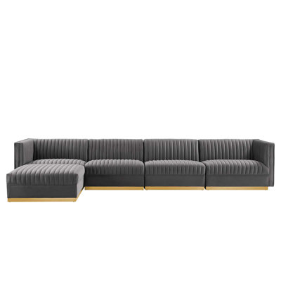 Canapé modulaire 5 pièces Sanguine