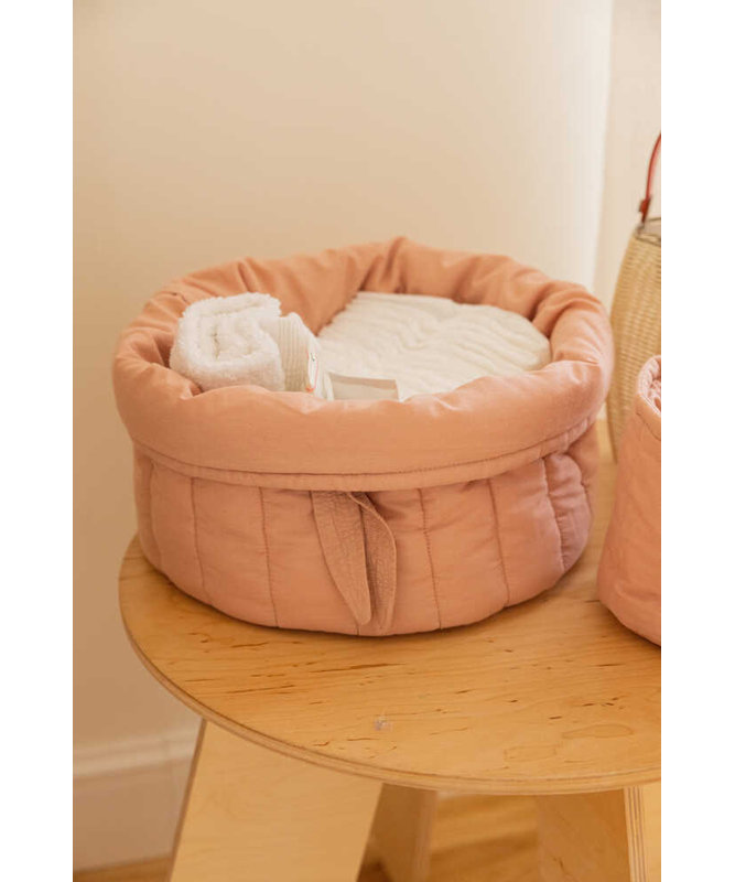 Cotton Decorative Basket Set, Vintage Nude