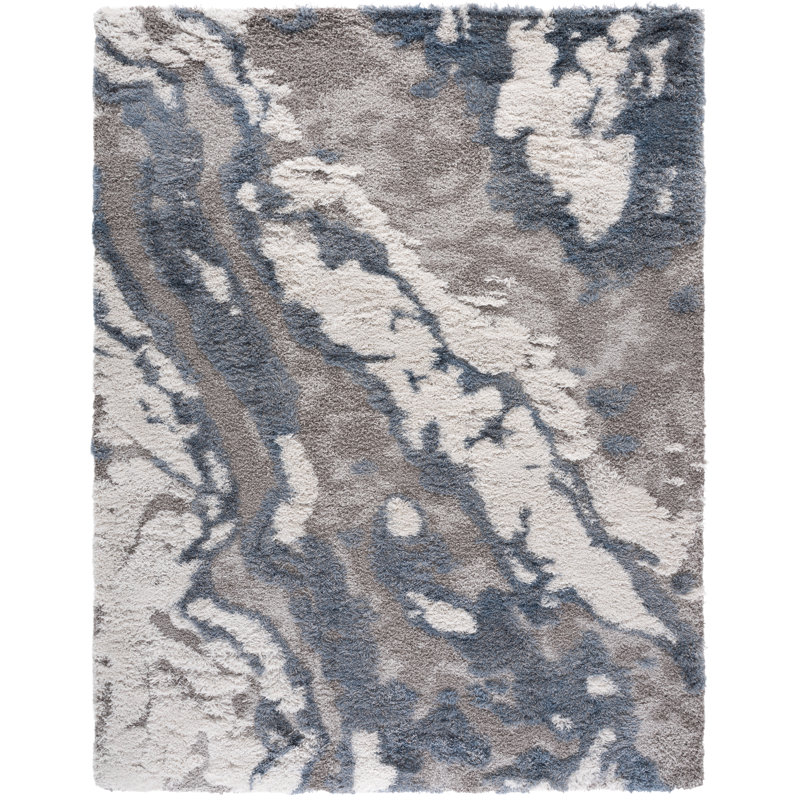 Tristan Horizon Shag 800 Performance Abstract Rug, Rectangle 8' x 10'