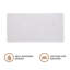  Tapis de bain rectangulaire extra long Aqua Gel-1131763645