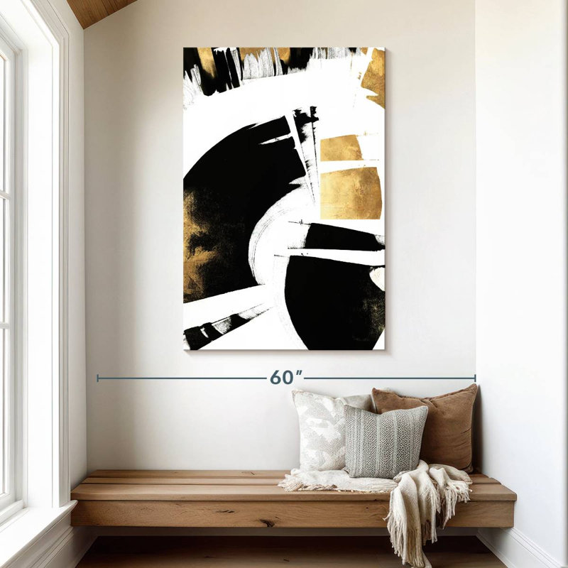 Avery Abstract Art Deco I, 48" H x 32" W