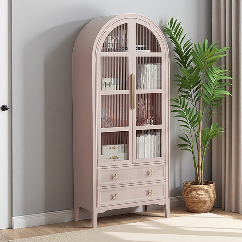 Vitrine de style minimaliste français, Rose