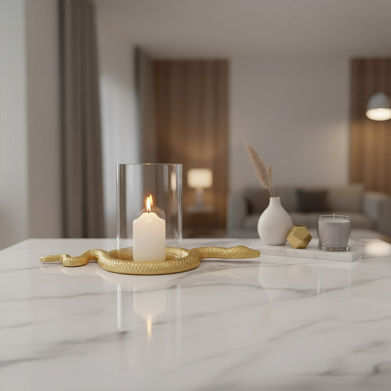 Glass Tabletop Hurricane