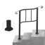 Iron Handrail Stair Railing Fits 2 Steps