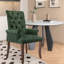 Chaise de salle à manger rembourrée en chenille Modern-123043499