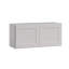 HOMEIBRO Cozy Design, meuble mural standard en contreplaqué, prêt à assembler, 76 cm (L) x 30 cm (P) x 46 cm (H), couleur gris tourterelle.-927042896-927361945