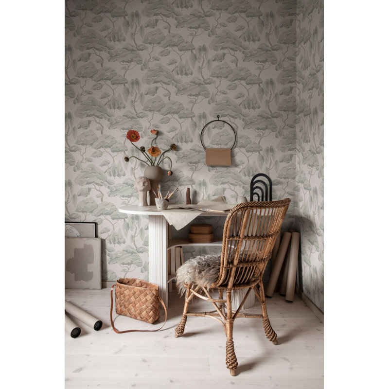 Jordnara Floral Wallpaper Roll, Spring Green