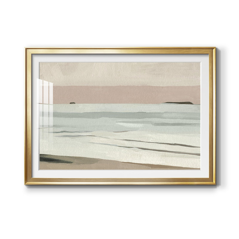 «Mute Tonal Horizon», reproduction encadrée, Or, L 42,5 po x H 30,5 po