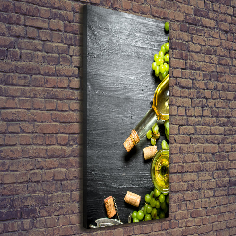 Grapes And Wine - Wrapped Canvas Print