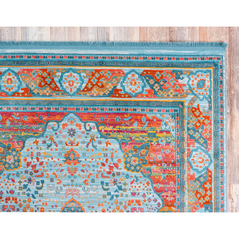 Folmar Oriental Indoor Rug, Rectangle 7'1" x 10'