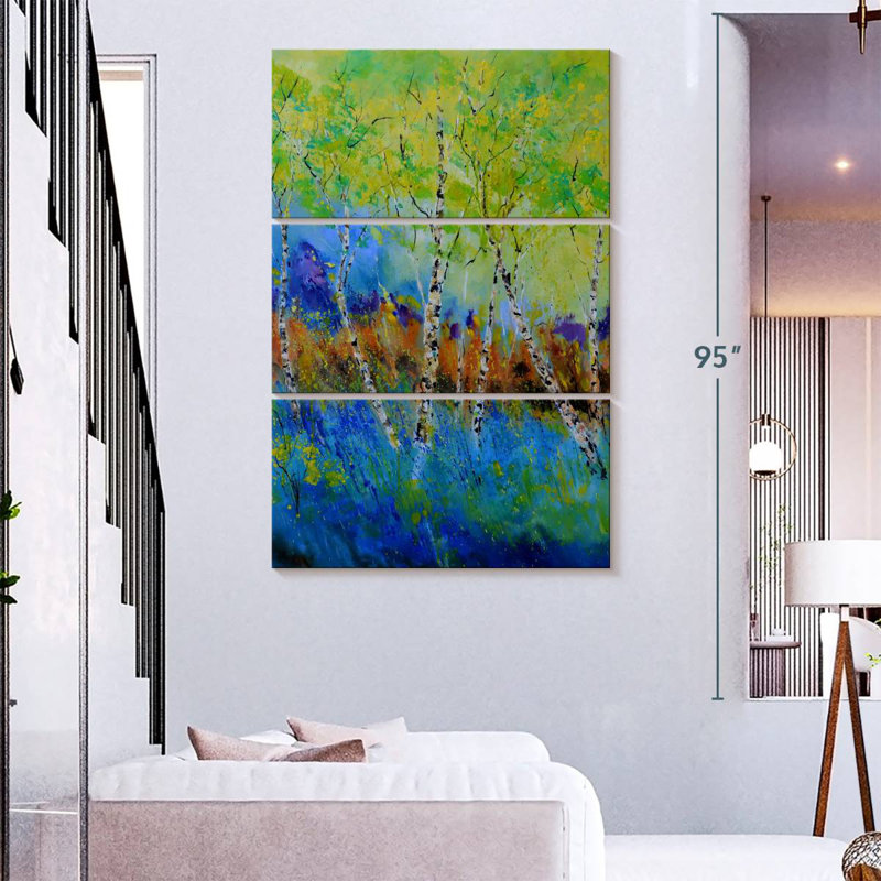 Avery A Few Aspen Trees, 74" H x 48" W
