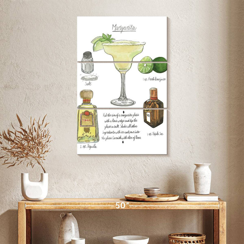 Cocktail classique - Margarita, H 38 po x l 24 po