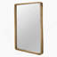 Miroir rectangulaire en bois manufacturé