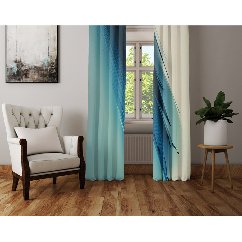 Rideau en polyester Allegany, L 20 po x L 82 po