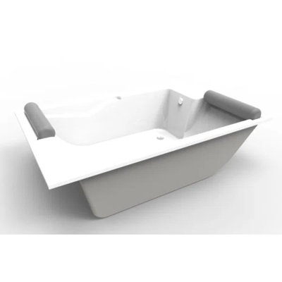 Ashley 72'' x 48'' Whirlpool Acrylic Bathtub