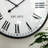 Oversized Antiquite De Paris Round Metal With Top Loop 24.02" Wall Clock