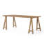 Pilla 6 - Person Trestle Base Dining Set-24809993-24809994