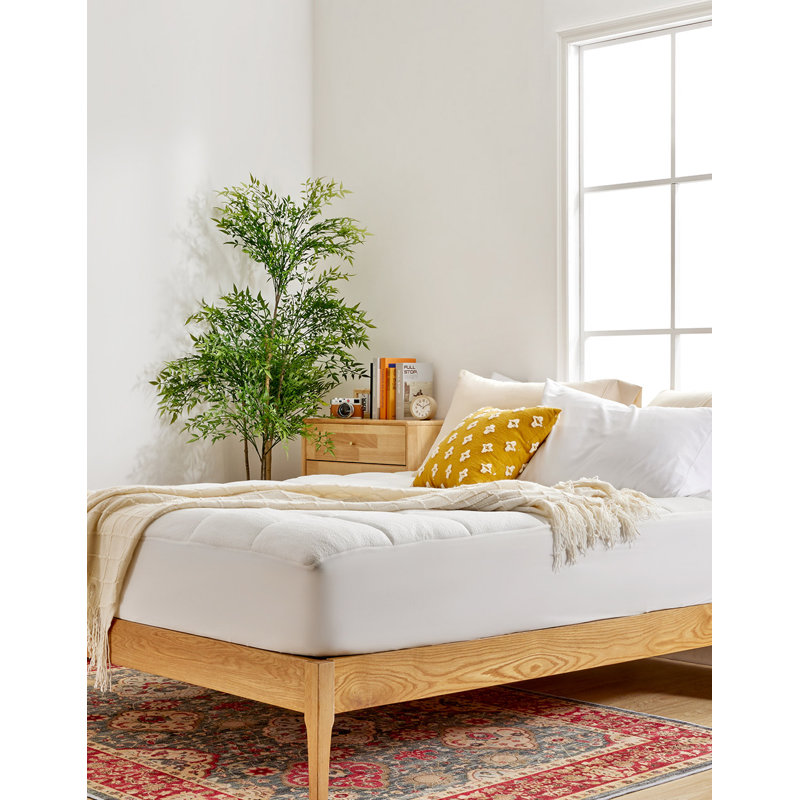 Surmatelas imperméable en jacquard Jeru, Double
