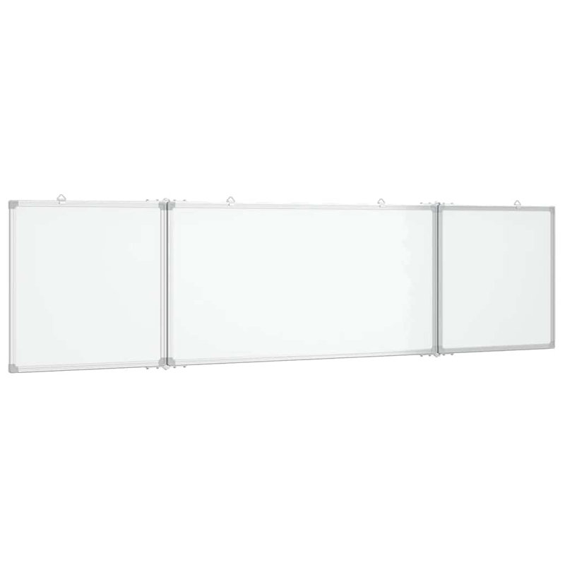Vidaxl Magnetic Whiteboard Foldable 200X50x1.7 Cm Aluminium