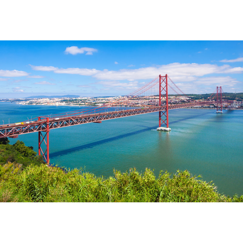 The 25 De Abril Bridge - Wrapped Canvas Print, 61cm H x 91cm W