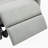 Modern Manual Recliner Swivel Rocking Recliner Massage Recliner Chair With 8-Point Massage With Heating And Storage Pocket For Living Room And Home Theater, Grey-1456006883
