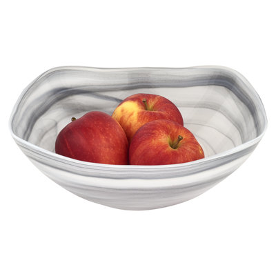 Orren Ellis Purini Glass Serving Bowl