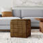 Carlo Square Leather Ottoman-1869743437